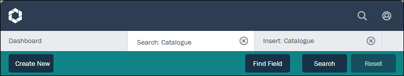Click to enlarge Search Workspace toolbar